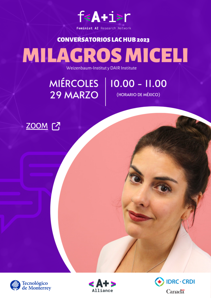 29 de marzo de 2023. LAC Hub Talks con Milagros Miceli.