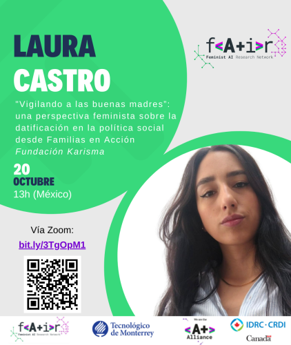 20 de octubre de 2022. Conversatorio Vigilando las buenas madres: una perspectiva feminista de la acción social, con Laura Castro.